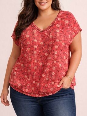 Torrid Bow Back Blouse
